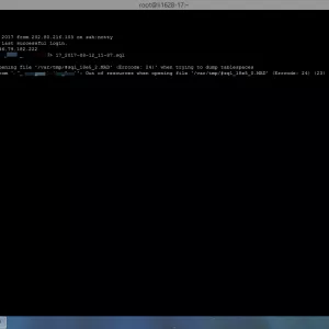 MariDB : Error: ‘Out of resources when opening file (Errcode: 24 – Too many open files)’